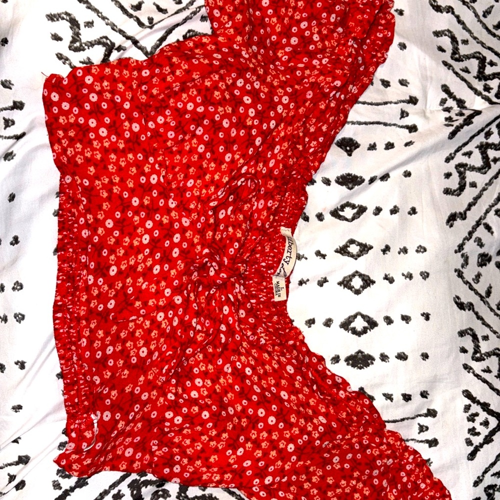 Liberty Love Red Floral Blouse